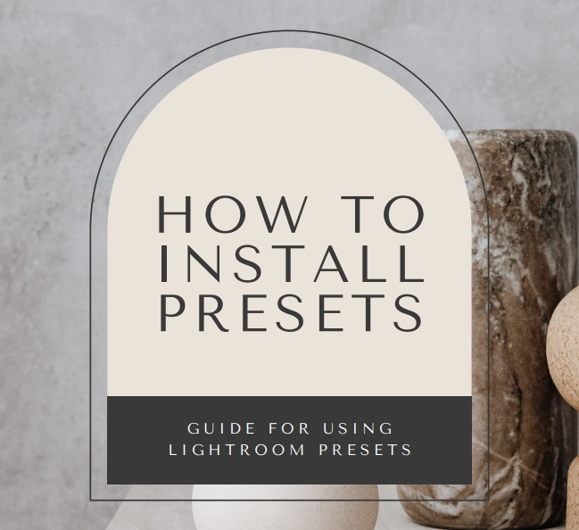 FREE - How to Install Lightroom Presets Guide